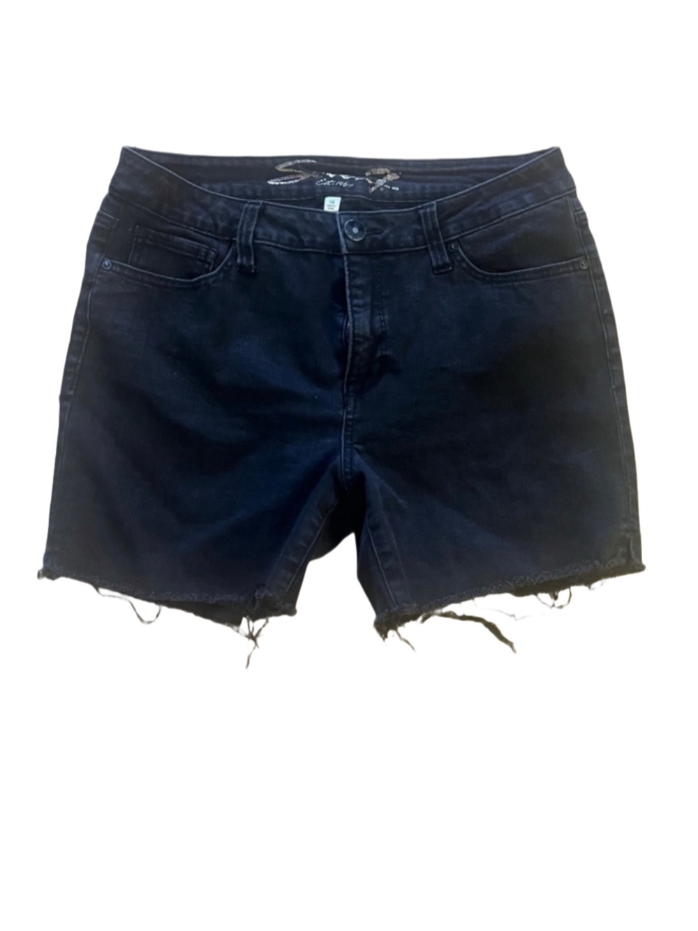 7 For All Mankind Stretch Denim Cutoff Shorts Size 10